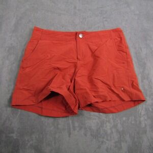 Isis Shorts Women 4 Red Nylon Lycra Stretch Hiking Outdoor Trail Active